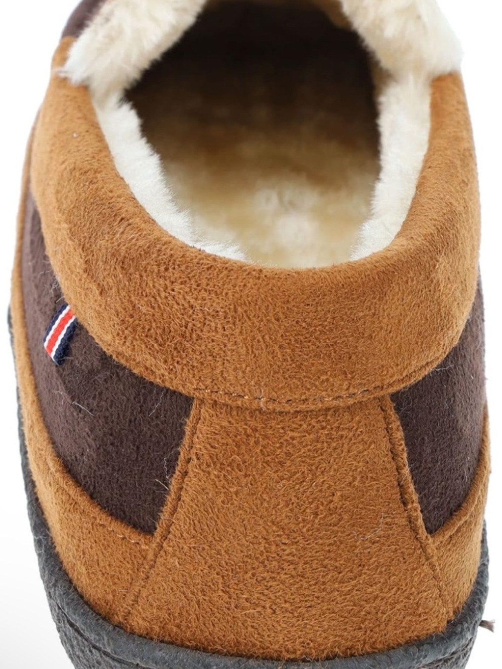 Izod Men's Brown and Tan Suede-Trim Slip-On Loafers - Picture 2 of 6